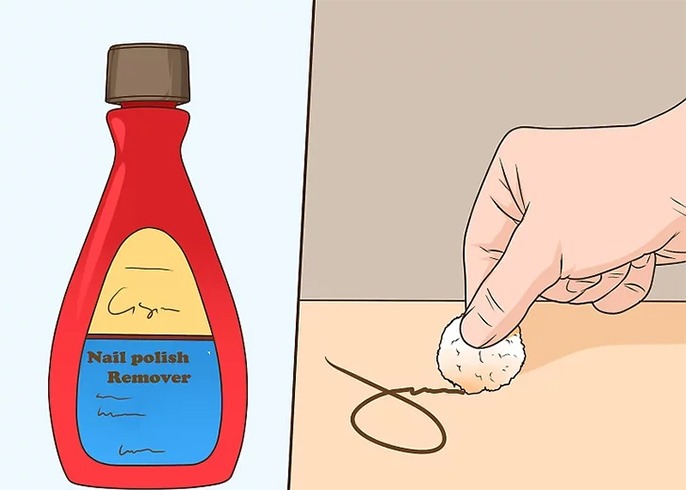 Remove Permanent Marker With Nail Polish Remover
