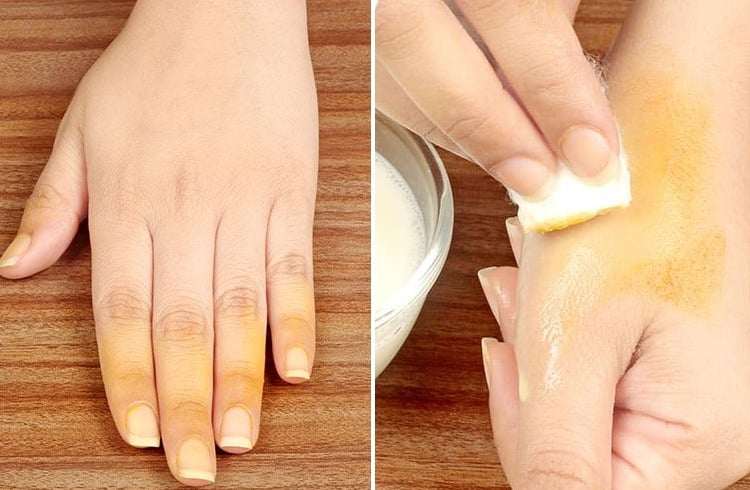 Removing Turmeric Stains From Hands