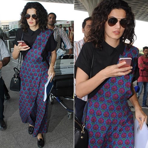 Taapsee Pannu At Airport