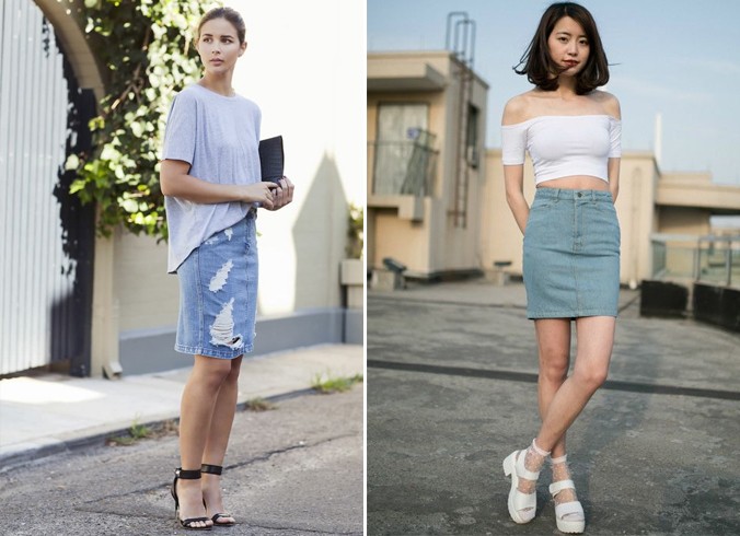 Top and High Waisted Skirt