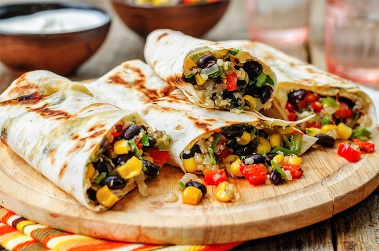 Vegetable Burritos