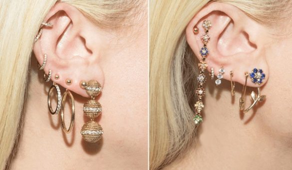 How To Wear Multiple Earrings