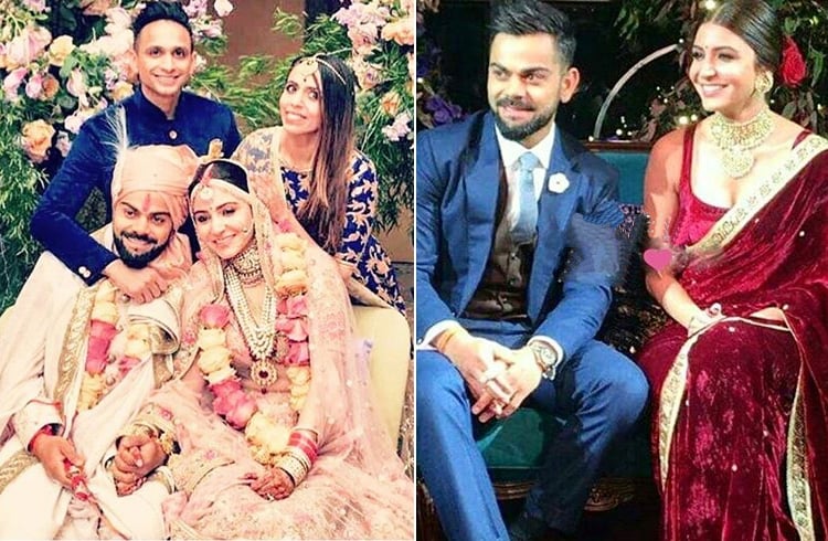 Anushka Sharma and Virat Kohli Marriage Photos