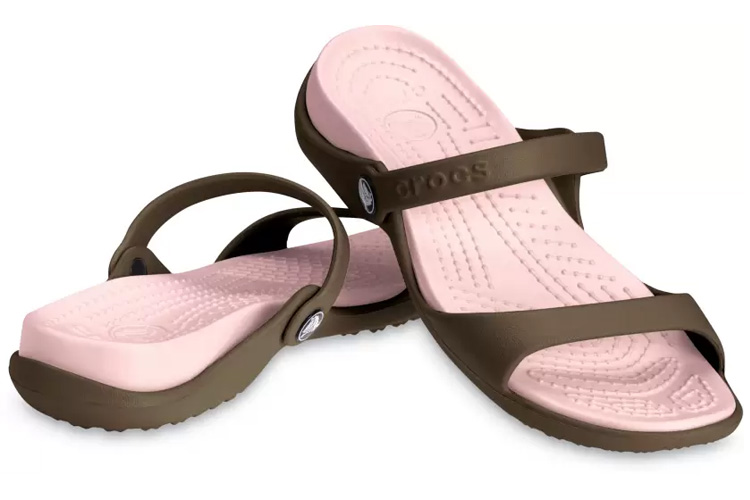 cotton candy oatmeal crocs