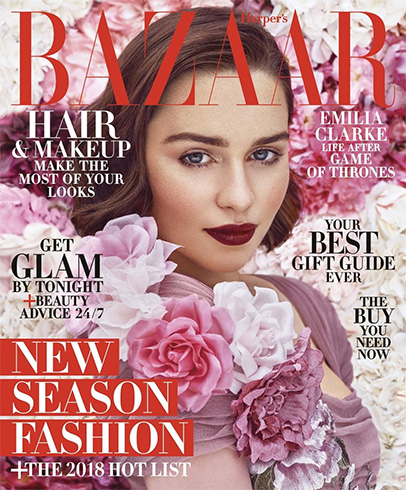 Emilia Clarke for Harper's Bazaar US