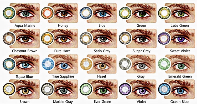 all about the human eye color chart