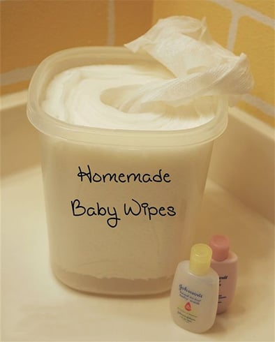 Homemade Baby Wipes