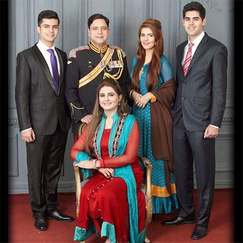 Momina Mustehsan Family