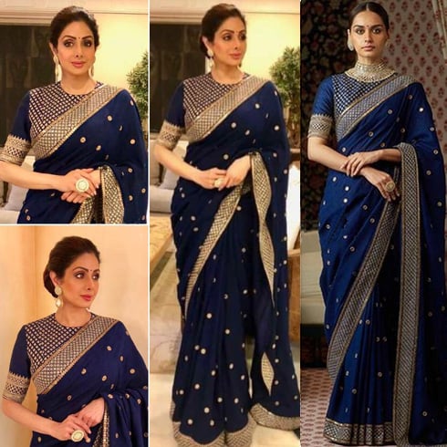 Sridevi Sari Style