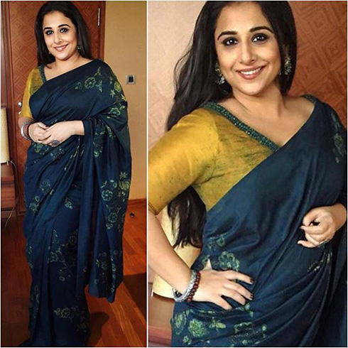 Vidya Balan Sari Style