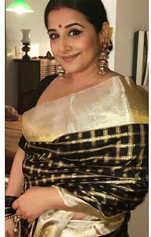 Vidya Balan Sari Style