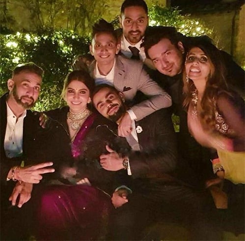 Virat Kohli and Anushka Sharma Wedding Pics