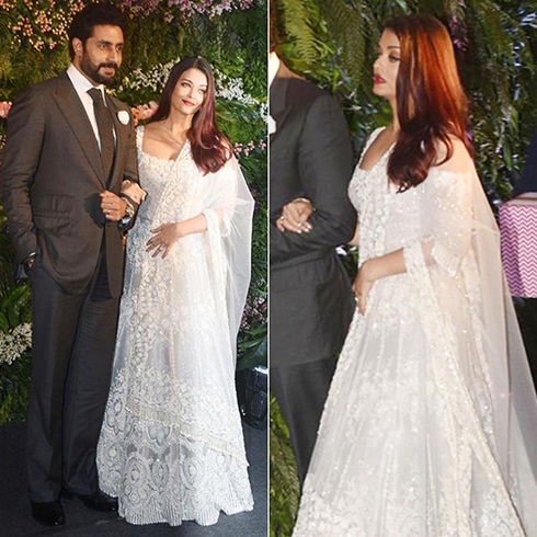 Aishwarya Rai at Anushka Sharma and Virat Kohli Reception