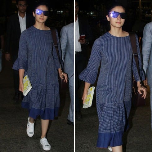 Alia Bhatt Airport Look