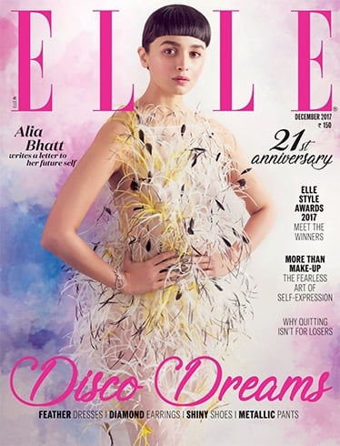 Alia Bhatt on Elle December 2017