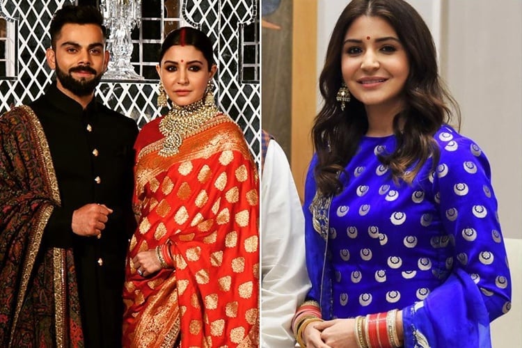 anushka sharma wedding saree online