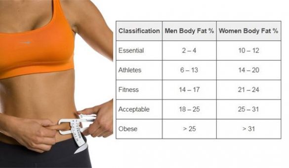 How To Use A Body Fat Percentage Chart