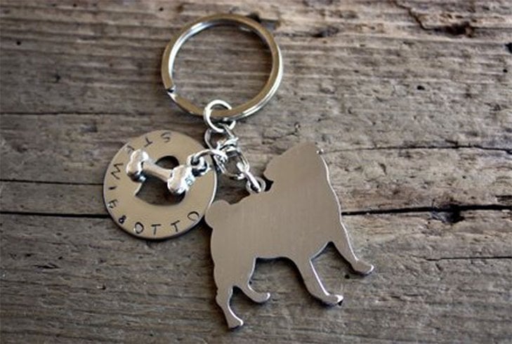 Boxer Custom Keychain