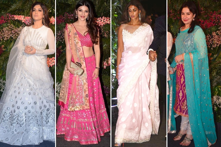 Celebs at at Anushka Sharma and Virat Kohli Reception