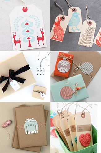 Handmade Christmas Tags