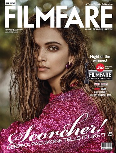 Deepika Padukone on Filmfare December 2017