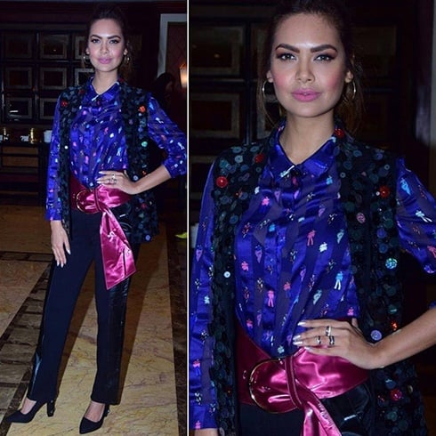 Esha Gupta in Blue