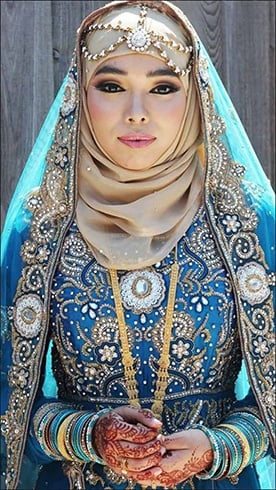 Hijab Bride Muslim Wedding Dress