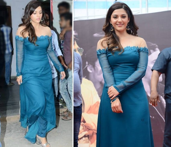 Mehreen Kaur Pirzada in Blue