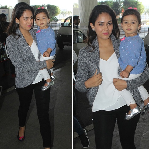 Mira Rajput Airport Fashion