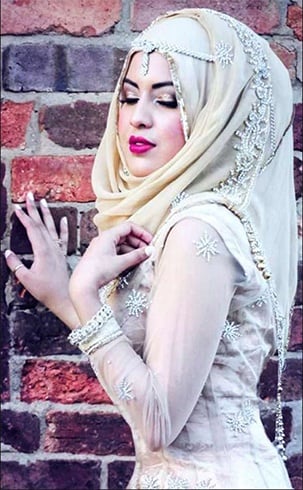Modern Hijab Wedding Dress