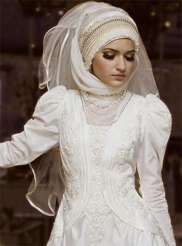 Muslim Hijab Wedding Dress