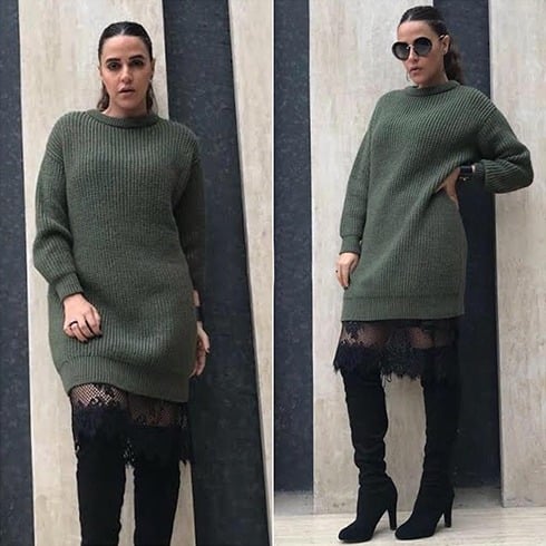 Neha Dhupia in Zara