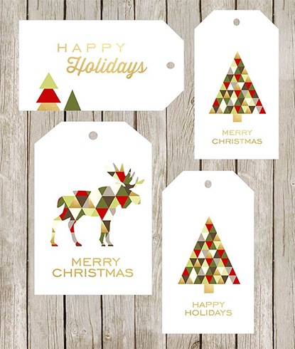 Printable Christmas Labels