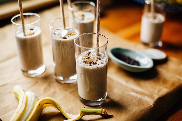 Raw Banana Bread Shakes