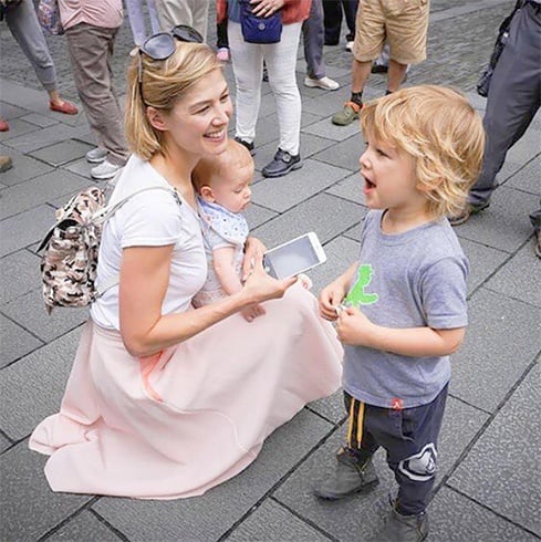 Rosamund Pike Family