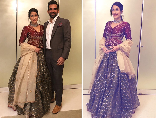 Sagarika Ghatge at Anushka Sharma and Virat Kohli Reception