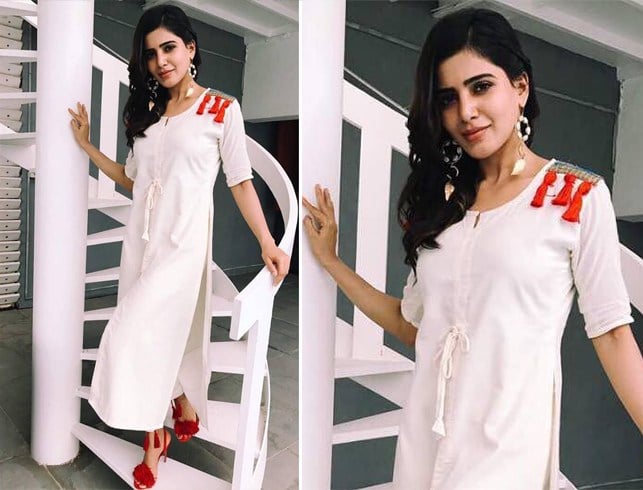 Samantha Akkineni in Kalki cotton kurta