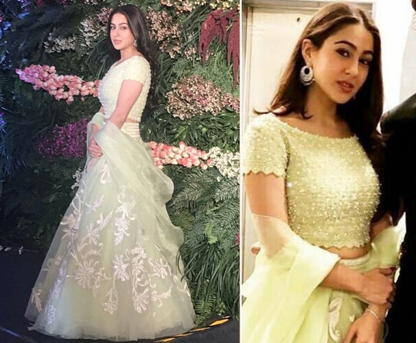 Sara Ali Khan at Anushka Sharma and Virat Kohli Reception