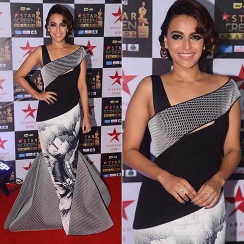 Swara Bhaskar at Star Screen Awards 2017