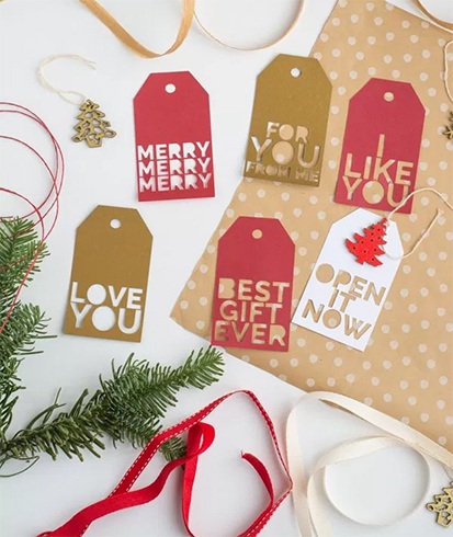 Christmas Gift Tags Are So Cool- Here Are Many Ideas To Choose From!