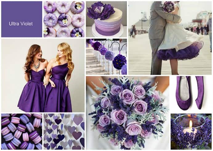 Colour Bridal Bouquets 2018