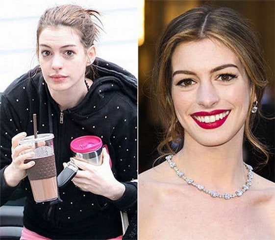 Anne Hathaway Without Makeup