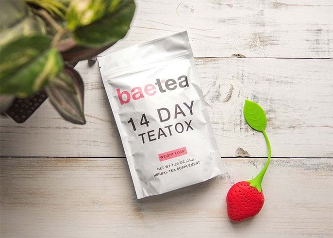 BaeTea 14 Day TeaTox Detox Herbal Tea Supplement