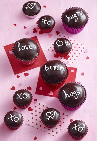 Chocolate Sweetheart Cupcakes