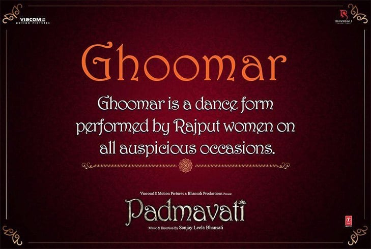 Padmaavats Ghoomar Song inspiriert Outfits für Hochzeiten 2018!  