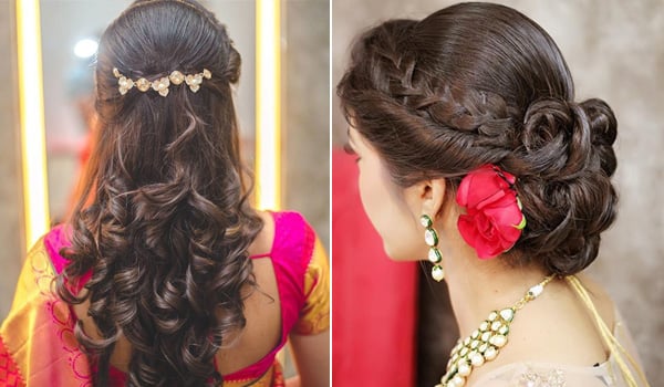 Traditional Hairstyle for WeddingParty  Front Hairstyle For Girls   Indian traditional Hairstyle  YouTube