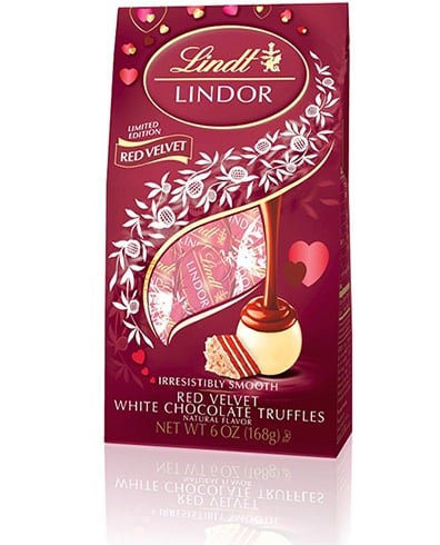 Lindt Lindor Red Velvet White Chocolate Truffles