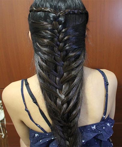 Mermaid French Braids