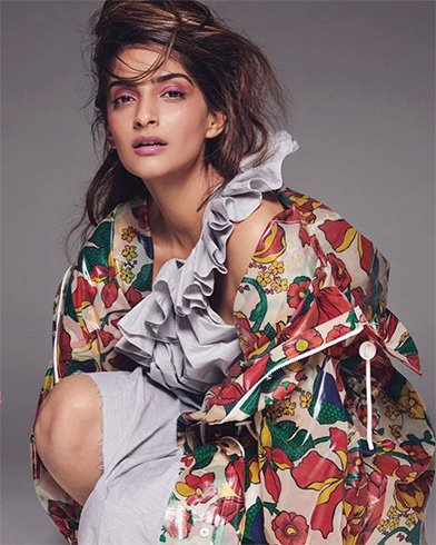 Sonam In Marques Almeida and Pringle Of Scotland