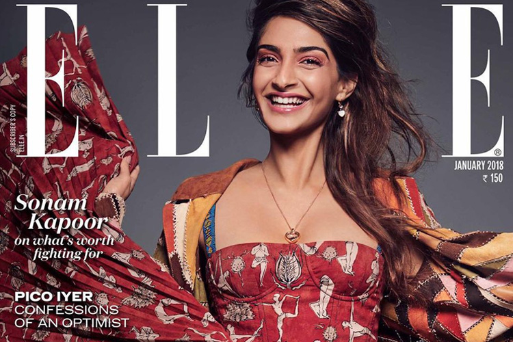 Sonam Kapoor on Elle January 2018